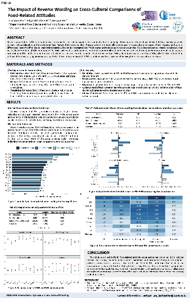 [2025 한국식품영양과학회] The Impact of Reverse Wording on Cross-Cultural Comparisons of Food-Related Attitudes main image