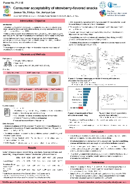 [EuroSense 2026] Consumer acceptability of strawberry-flavored snacks main image